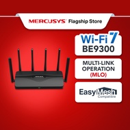 Mercusys BE9300 Wi-Fi 7 Tri Band Router MR47BE 6x High-Gain Antennas with 2.5G Ports EasyMesh (Power