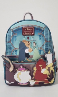 美女與野獸 貝兒公主 迪士尼 Beauty and the Beast Belle Disney loungefly 背包 全新