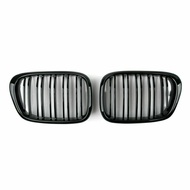 Front Gloss Black Kidney Hood Grille Grill Fits BMW 5 Series E39 2001-2004