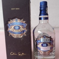 Botol Kosong CHIVAS REGAL Bekas Minuman Alkohol.