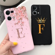 Newest letter Case for Oppo F21 Pro Reno7 4G mobile Phone Soft Silicone Case for OPPO F21Pro Reno 7 4G Cover
