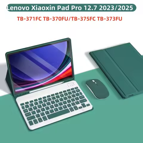 For Lenovo Xiaoxin Pad Pro 12.7 Inch 2025 Keyboard Case,Detachable Bluetooth Keyboard Cover For Leno