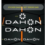 Dahon Folding Bike Cutting Sticker/ Seli Dahon Sticker
