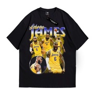 Twins T-shirt Lebron James Black | Unisex NBA Basketball Shirt