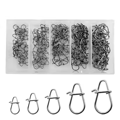 150pcs/box Micro-Object Lure Pin Stainless Steel Enhancement Egg Snap Lure Connector Enhancement Pin