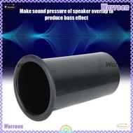 WARREEN Speaker Cabinet Port Tube, 81mm Opening Hole 153mm Length Speaker Port Tube, Durable Black S