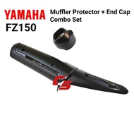 YAMAHA FZ150 EXHAUST COVER MUFFLER PROTECTOR END CAP EDGE ( COMBO SET) EDGE