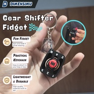 Shifter Fidget Keychain - 6-Speed Manual Fidget Keychain Mini Shifter Anti-Stress EDC | Dimensimu