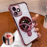 Case For Redmi 13 4G 13 5G note 13R New bracket with makeup mirror function imported material shockp