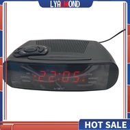 ALMOND Alarm Clock Radio with AM/FM Digital LED Display with Snooze, Battery Backup Function