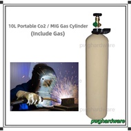 10L Portable Co2 Gas / 10L Carbon Dioxide MIG Welding Portable Gas / Mini Gas Co2