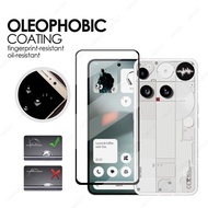 For Nothing Phone (3) Glass Screen Protector For Nothing Phone 3 Black Edge Protective Film Camera P