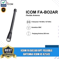 Icom FA-B02AR Antenna Flexible BNC Icom Ic A25CE VHF 118–137 MHz Antenna Icom FA B02AR Original