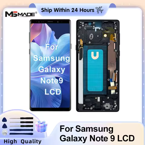 For Samsung Galaxy Note 9 Screen SM-N960F, SM-N9600 LCD Touch Display Digitizer Screen For Samsung G