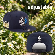 Men's Dallas Mavericks New Era Navy 2024 NBA Finals Side Patch 9FIFTY Snapback Hat Adjustable Hat Un