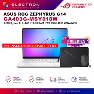 Asus ROG Zephyrus G14 GA403G-MSY018W 14 3K 120Hz Gaming Laptop ( GeForce RTX™ 5060 8GB AI 9 465 16GB