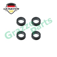(4pc) Münster Fuel Injector Grommet Bush Seal for Alza Myvi 1.3 1.5 Kembara DVVT Toyota Avanza 1.3 1