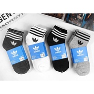 Combo 5 High-Quality AD men's and women's socks, anti-odor, deodorizing, 100% soft cotton