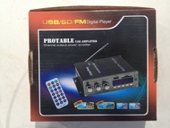 เพาเวอร์ แอมป์ เครื่องขยายเสียง ติดรถ 12 V DC HENY Shevy CS-V998 USB SD card Hifi MP3 FM Stereo Aud