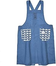 Kusuguru Japan 247055 Michelo Apron, Blue, M-L