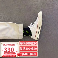 匡威（Converse）男鞋女鞋All Star经典款学生潮流低帮情侣休闲1970s三星标帆布鞋 162065C白色1970s /现货 4/36.5