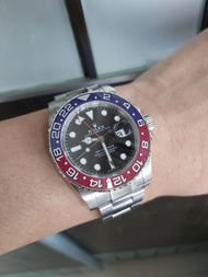 🔥首選交換錶🔥白金 ROLEX  116719 blro 百事GMT mark I 黑面 ，好新淨，2018年外國貨，大全套齊. (可交換 grand seiko bvlgari breitling girard perregaux citizen pam jaeger zenith audemars patek lange breguet hamilton tissot longines tag heuer  Vacheron g shock Sinn casio cartier chopard)