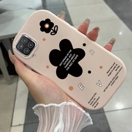Case For Samsung Galaxy A12 4G A12 5G A22 4G M12 F12 Shockproof Flower Phone