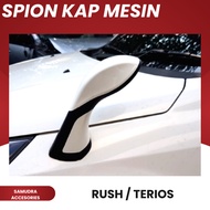 MESIN [ 1 BOLT ] ORIGINAL RUSH ENGINE HOOD MIRROR TERIOS/ 2ND GENERATION