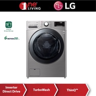 LG Washer & Dryer Front Load Combo Washing Machine with Steam (20kg/10kg) F2720RVTV