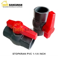 PVC Ballvalve PVC Stop Valve 1 1/ 4 inch - Ball Valve Stop Valve Stop Valve PASS
