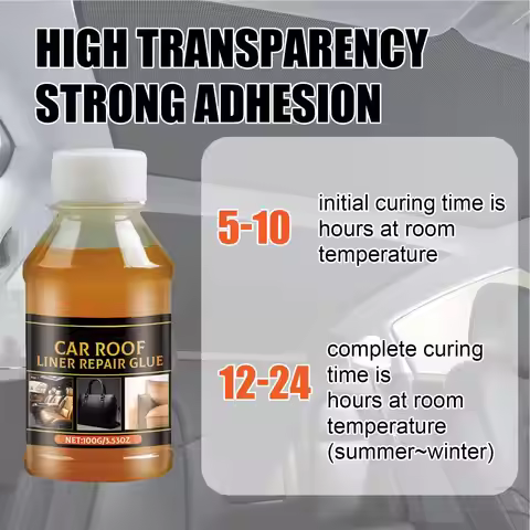 Car Headliner Glue Car Headliner Fabric Glue Self-adhesive Car Interior Roof Repair Glue Leather Rep