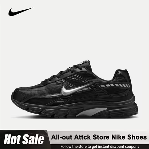 Nike Initiator Men's Sneakers Comfortable Retro Running Shoes Breathable Cushioning IB4595-001 Light