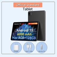 Headwolf WPad6 Android 15 Tablet 10.1 inch 4+4GB Ram128GB ROM Wifi Tablet PC 6000 mAh battery