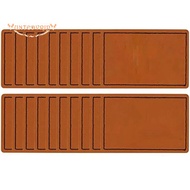 50 Pcs Blank Faux Patches for Hats Leatherette Hat Patches with Adhesive Custom Patches for Custom F