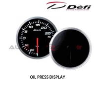 DEFI Gauges Meter Oil Press Display
