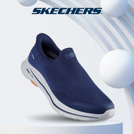 Skechers สเก็ตเชอร์ส รองเท้าผู้ชาย Men GOwalk 8 GOwalk Shoes - 216784WW-NVOR - Air-Cooled Goga Mat