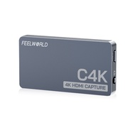 FEELWORLD C4K HDMI Video Capture Card with 4K60 Support VRR Plug and Play for Gaming Streaming Confe