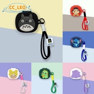 for Anker Soundcore Sport X20 Case Cartoon Doraemon Lanyard Cute Silicone Soft Case Soundcore Sport 