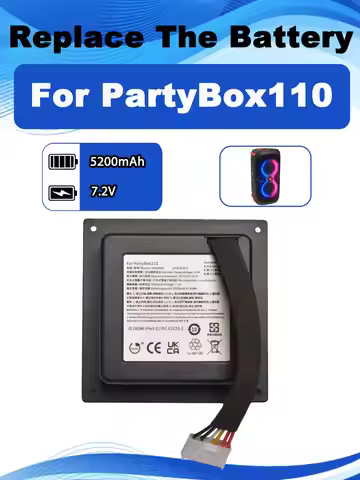 7.4V 5200mAh Replacement Battery For JBL PartyBox 110 PARTYBOX110AM Bluetooth Speaker (No Fit PartyB
