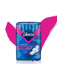 Libresse Maxi Fit Night (32cm Wings) 12 pads