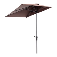 EHOME ร่มกลางแจ้งครึ่งลานสำหรับสนามหลังบ้านดาดฟ้าสวนตลาด