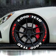 Goodyear Tire Sticker Permanent Tire Lettering Stickers Tire Decals Sticker NO GLUE