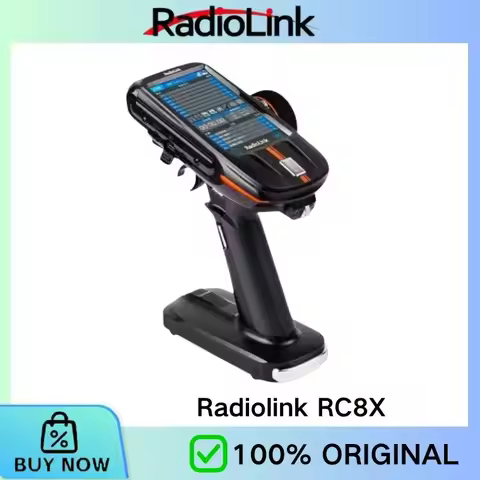 Radiolink RC8X 2.4G 8CH 4.3inch LCD Touch Screen Transmitter Compatible with TBS CRSF R8FG R4FGM Rec