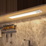 1-4PCS Ultra-thin intelligent human body sensor LED light magnetic self-adhesive USB charging cabinet wine cabinet light bar