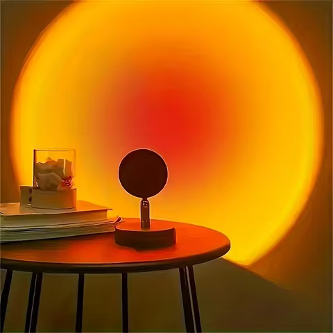 Sunset atmosphere lamp, night light, bedside lamp, sunset lamp for photography, bedroom sunset lamp,