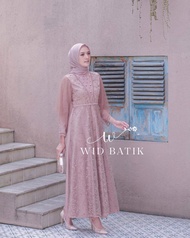 [ ADA JUMBO! GRATIS ONGKIR + BISA COD ] Amartha Model Gamis Terbaru / Gamis Brokat Terbaru / Gamis K