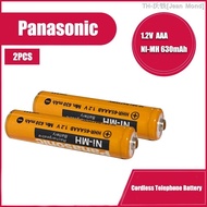 2PCS/lot Panasonic NI MH 1.2v 630mAh Reliable AAA Brand Cordless Phone batteries wireless keyboard rechargeable mouse toy  New Brand  Jean Mond