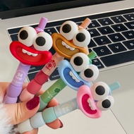 Emoticon Pack Gel Pen Cute Big Mouth Big Eye Funny Doll Pen High-value Style Brush Question Pen Stud