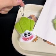 鑰匙扣包包掛飾搞列掛件花大白菜醜醜毛絨輔料西蘭花公仔