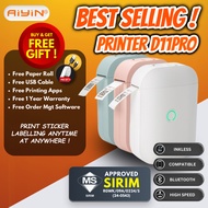 Label Printer Mini Thermal  Printer Classification Color Waterproof Tag Sticker Printer D11 D12 D110